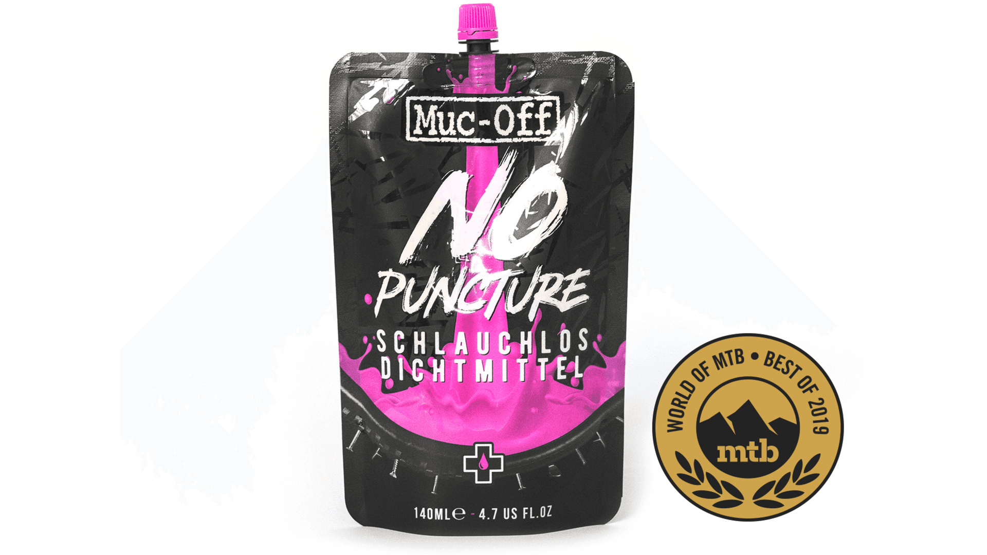 Scellant pour pneus No Puncture Hassle Produits d'entretien et de réparation Produit d'étanchéité pour pneus noir/pink