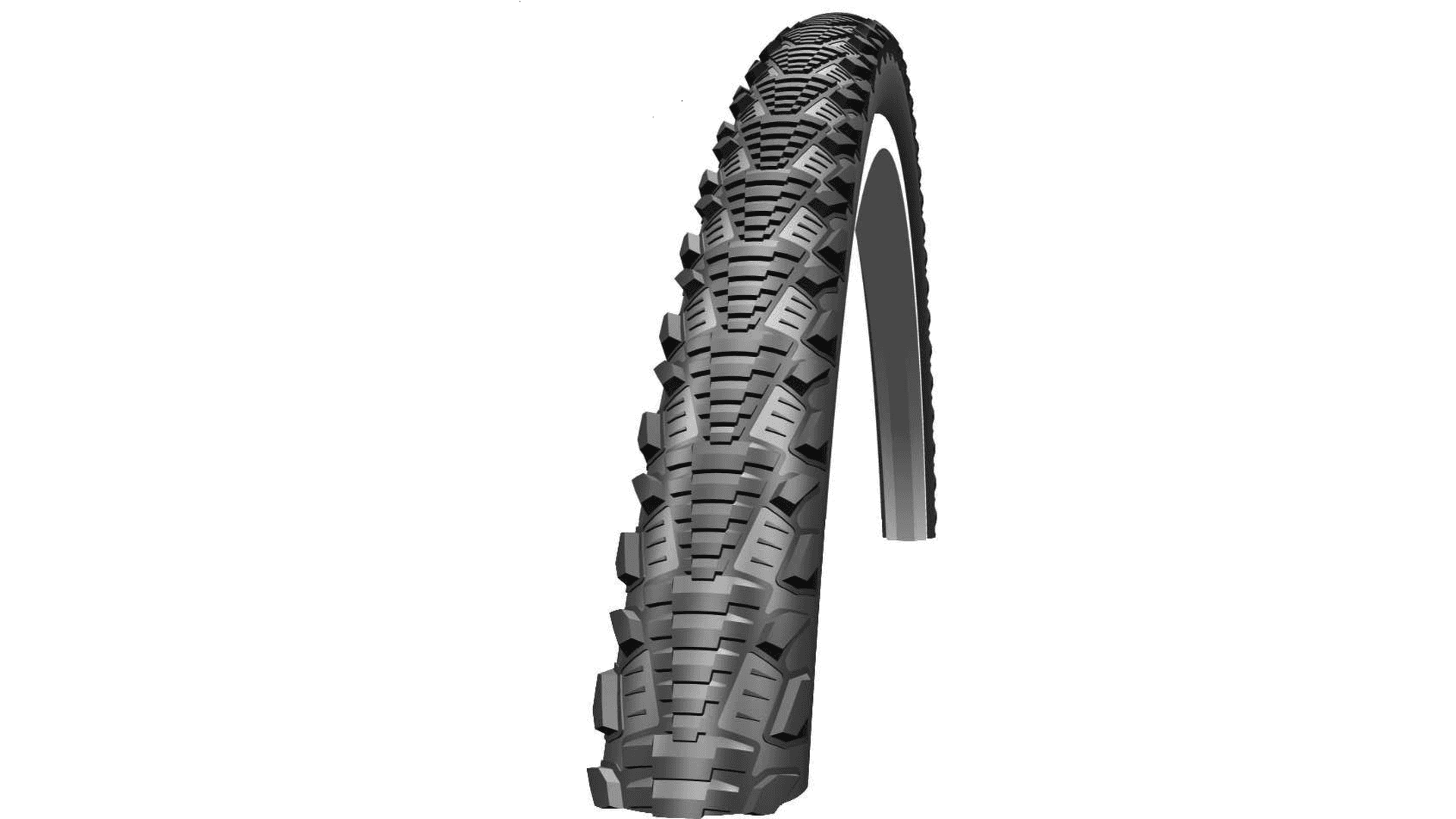 Standard City Trekki CX Comp HS369 Pneus trekking/ville 28 pouces Black+Reflex
